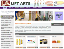 Tablet Screenshot of liftarts.com